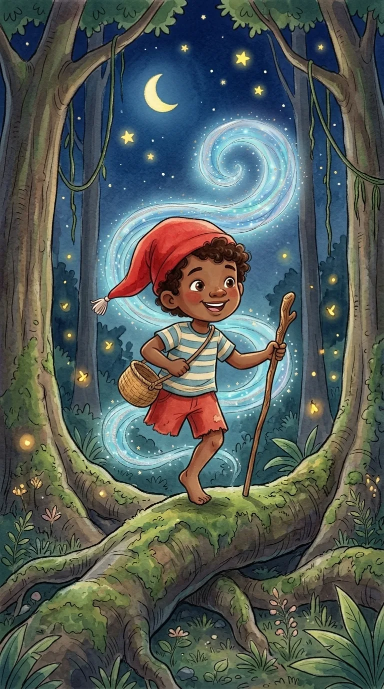 Saci and the Night Wind Cover Art